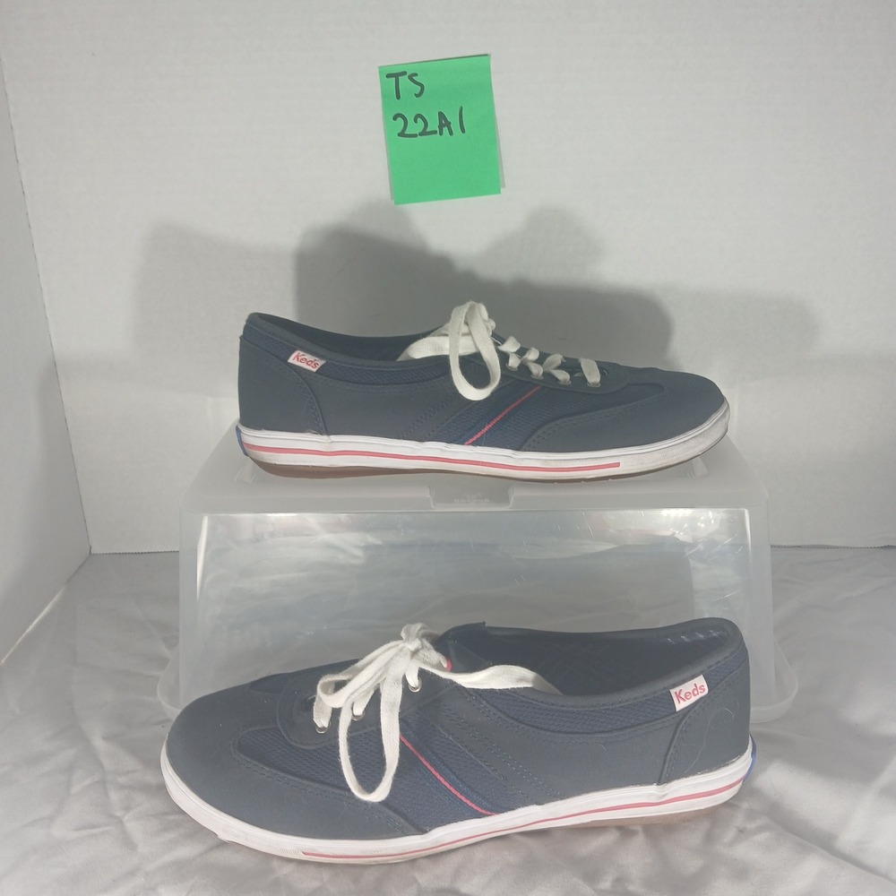 Keds Navy Blue Canvas Lace Up Casual Sneakers Women's Size 5.5
